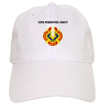 18PG - A01 - 01 - DUI - 18th Personnel Group with Text - Cap