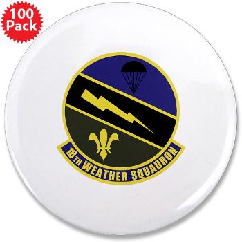 18WS - M01 - 01 - 18th Weather Squadron - 3.5" Button (100 pack)
