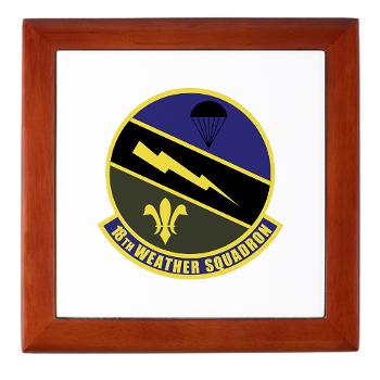 18WS - M01 - 03 - 18th Weather Squadron - Keepsake Box