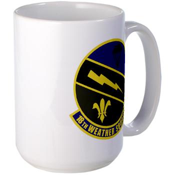18WS - M01 - 03 - 18th Weather Squadron - Large Mug
