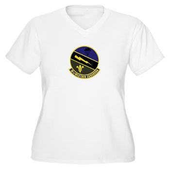 18WS - A01 - 04 - 18th Weather Squadron - Women's V-Neck T-Shirt