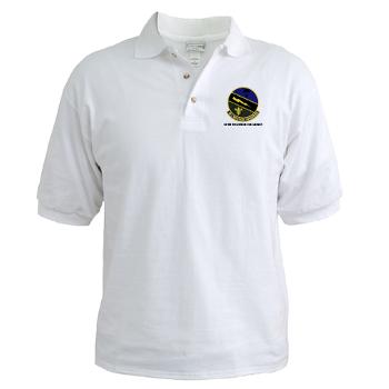 18WS - A01 - 04 - 18th Weather Squadron with Text - Golf Shirt - Click Image to Close