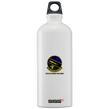 18WS - M01 - 03 - 18th Weather Squadron with Text - Sigg Water Bottle 1.0L - Click Image to Close