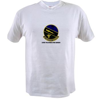 18WS - A01 - 04 - 18th Weather Squadron with Text - Value T-shirt