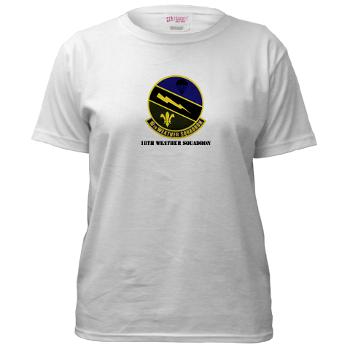 18WS - A01 - 04 - 18th Weather Squadron with Text - Women's T-Shirt