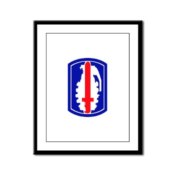 191IB - M01 - 02 - SSI - 191st Infantry Brigade - Framed Panel Print