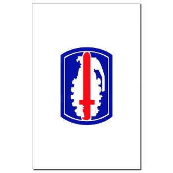 191IB - M01 - 02 - SSI - 191st Infantry Brigade - Mini Poster Print