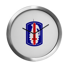 191IB - M01 - 03 - SSI - 191st Infantry Brigade - Modern Wall Clock