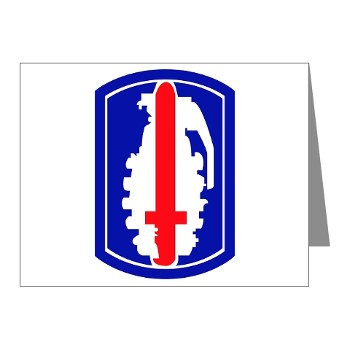191IB - M01 - 02 - SSI - 191st Infantry Brigade - Note Cards (Pk of 20) - Click Image to Close