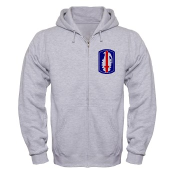 191IB - A01 - 03 - SSI - 191st Infantry Brigade - Zip Hoodie - Click Image to Close