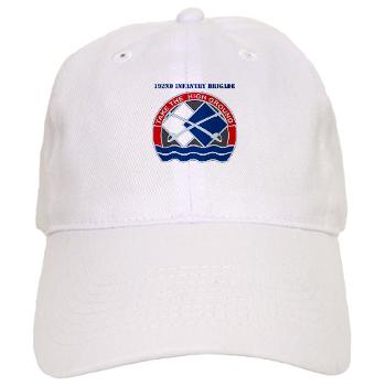 192IB - A01 - 01 - DUI - 192nd Infantry Brigade with Text Cap