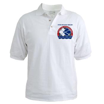 192IB - A01 - 04 - DUI - 192nd Infantry Brigade with Text Golf Shirt