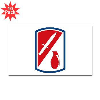 192IB - M01 - 01 - SSI - 192nd Infantry Brigade - Sticker (Rectangle 10 pk) - Click Image to Close