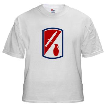 192IB - A01 - 04 - SSI - 192nd Infantry Brigade - White t-Shirt
