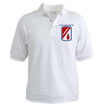 192IB - A01 - 04 - SSI - 192nd Infantry Brigade with text - Golf Shirt