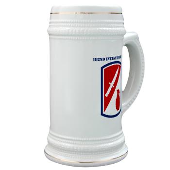 192IB - M01 - 03 - SSI - 192nd Infantry Brigade with text - Stein - Click Image to Close