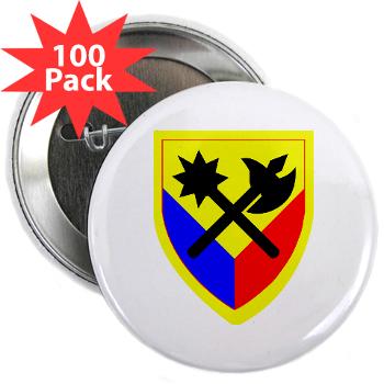 194AB - M01 - 01 - SSI - 194th Armored Brigade with text - 2.25" Button (100 pack)