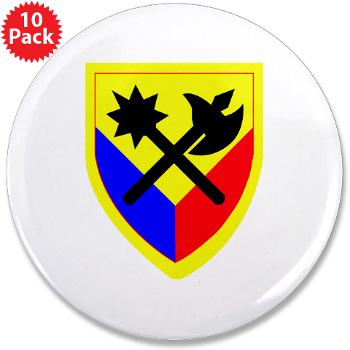 194AB - M01 - 01 - SSI - 194th Armored Brigade with text - 3.5" Button (10 pack)