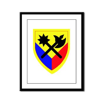 194AB - M01 - 02 - SSI - 194th Armored Brigade with text - Framed Panel Print - Click Image to Close