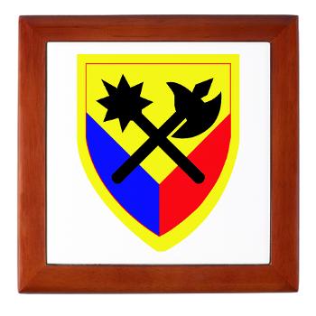 194AB - M01 - 03 - SSI - 194th Armored Brigade with text - Keepsake Box - Click Image to Close