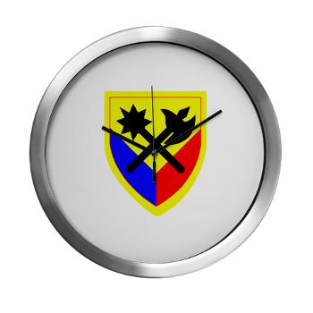 194AB - M01 - 03 - SSI - 194th Armored Brigade with text - Modern Wall Clock - Click Image to Close