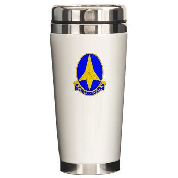197IB - M01 - 03 - DUI - 197th Infantry Brigade with text - Ceramic Travel Mug
