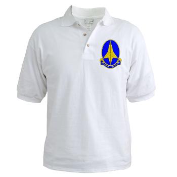 197IB - A01 - 04 - DUI - 197th Infantry Brigade with text - Golf Shirt - Click Image to Close