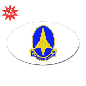 197IB - M01 - 01 - DUI - 197th Infantry Brigade with text - Sticker (Oval 10 pk) - Click Image to Close