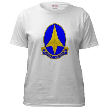 197IB - A01 - 04 - DUI - 197th Infantry Brigade with text - Women's T-Shirt