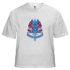 198IB - A01 - 04 - DUI - 198th Infantry Brigade - White T-Shirt