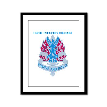 198IB - M01 - 02 - DUI - 198th Infantry Brigade with text - Framed Panel Print - Click Image to Close