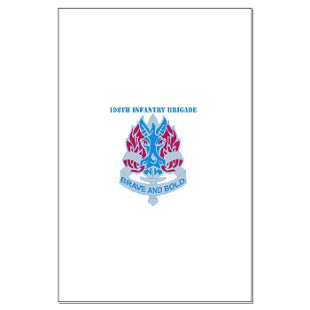 198IB - M01 - 02 - DUI - 198th Infantry Brigade with text - Large Poster - Click Image to Close
