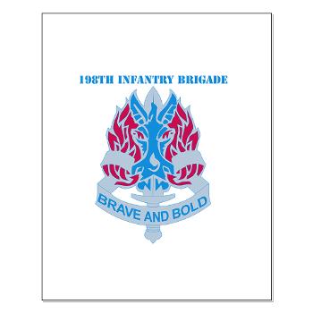 198IB - M01 - 02 - DUI - 198th Infantry Brigade with text - Small Poster
