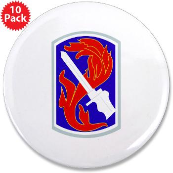 198IB - M01 - 01 - SSI - 198th Infantry Brigade - 3.5" Button (10 pack)