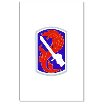 198IB - M01 - 02 - SSI - 198th Infantry Brigade - Mini Poster Print