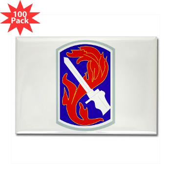 198IB - M01 - 01 - SSI - 198th Infantry Brigade - Rectangle Magnet (100 pack)