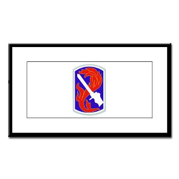 198IB - M01 - 02 - SSI - 198th Infantry Brigade - Small Framed Print - Click Image to Close