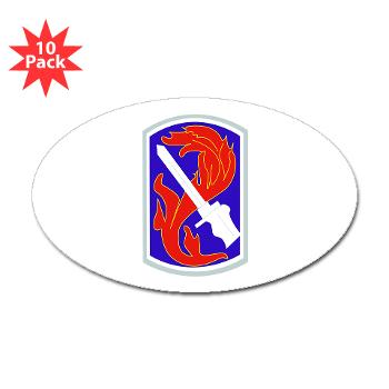 198IB - M01 - 01 - SSI - 198th Infantry Brigade - Sticker (Oval 10 pk) - Click Image to Close