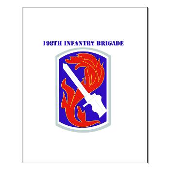 198IB - M01 - 02 - SSI - 198th Infantry Brigade with text - Small Poster