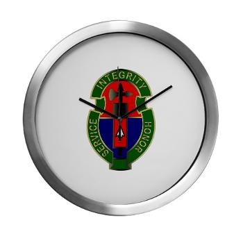 198MPB - M01 - 03 - 198th Military Police Battalion - Modern Wall Clock