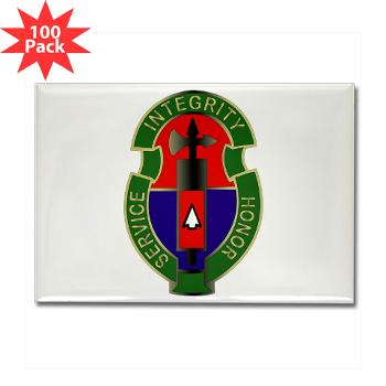 198MPB - M01 - 01 - 198th Military Police Battalion - Rectangle Magnet (100 pack)