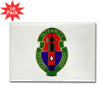 198MPB - M01 - 01 - 198th Military Police Battalion - Rectangle Magnet (10 pack)