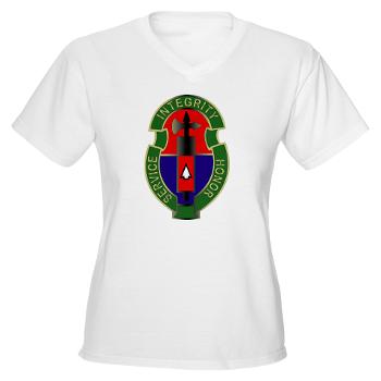 198MPB - A01 - 04 - 198th Military Police Battalion - Women's V-Neck T-Shirt - Click Image to Close