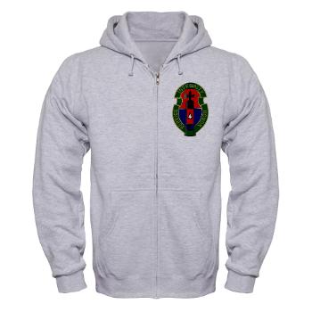 198MPB - A01 - 03 - 198th Military Police Battalion - Zip Hoodie