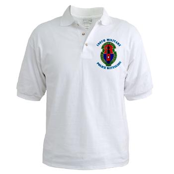 198MPB - A01 - 04 - 198th Military Police Battalion with Text - Golf Shirt - Click Image to Close