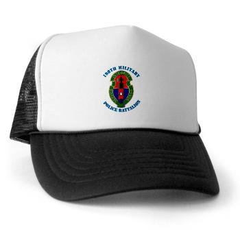 198MPB - A01 - 02 - 198th Military Police Battalion with Text - Trucker Hat