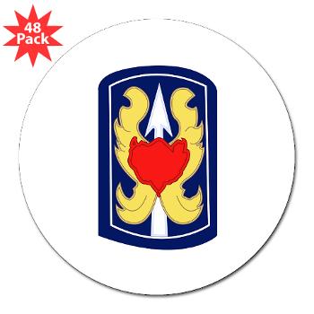 199IB - A01 - 01 - SSI - 199th Infantry Brigade - 3" Lapel Sticker (48 pk)