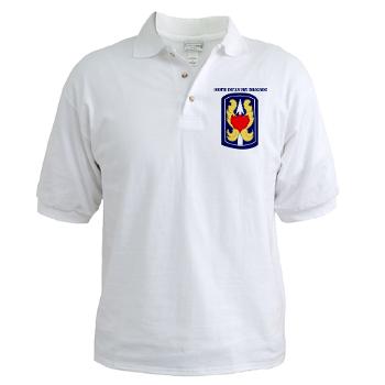 199IB - A01 - 01 - SSI - 199th Infantry Brigade with Text - Golf Shirt - Click Image to Close