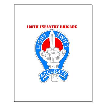 199IB - M01 - 02 - DUI - 199th Infantry Brigade with Text - Small Poster