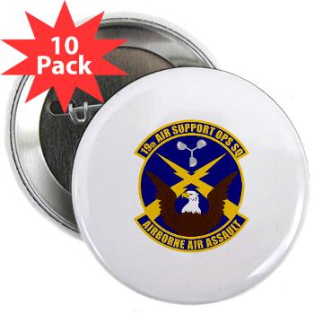 19ASOS - M01 - 01 - 19th Air Support Operation Squadron - 2.25" Button (10 pack) - Click Image to Close